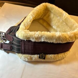 T TEKE Daily English Girths for Horses: Padded with Fleece, Double-Sided 42”